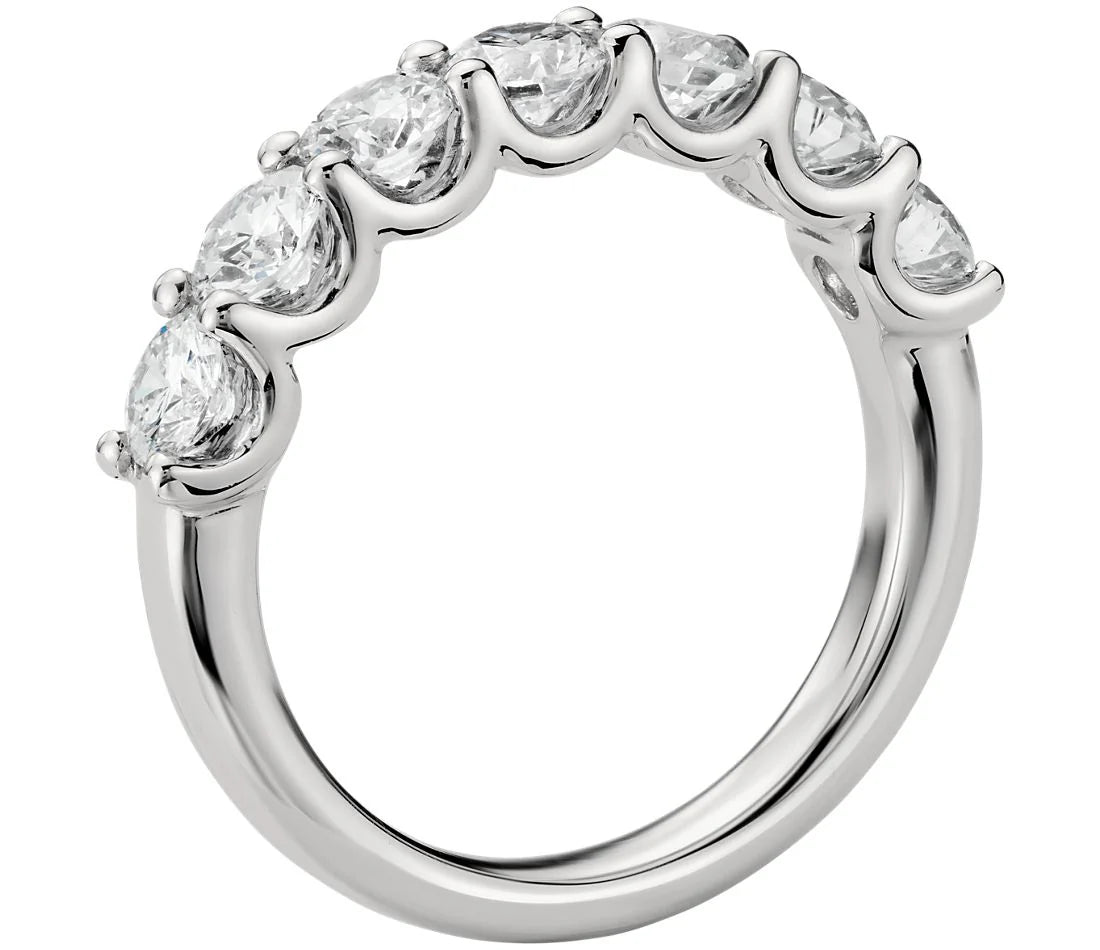 14k 7 Stone Lab Grown Diamond Ring