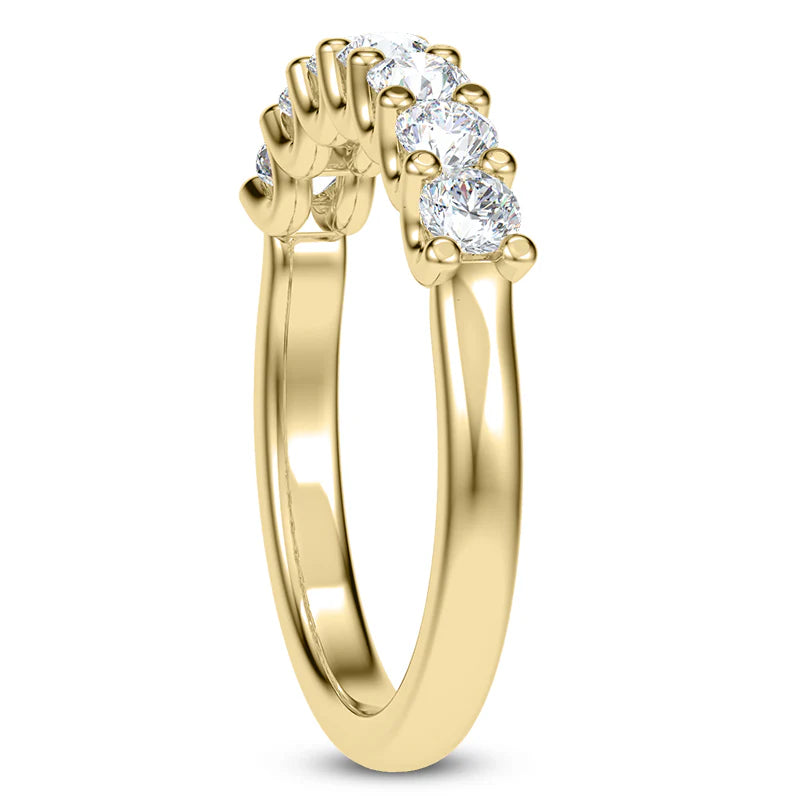 14k 7 Stone Lab Grown Diamond Ring