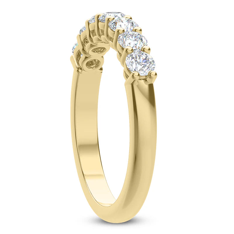 14k 7 Stone Lab Grown Diamond Ring