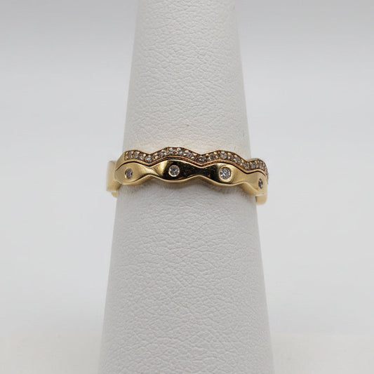 14k Double Gold Band Ring