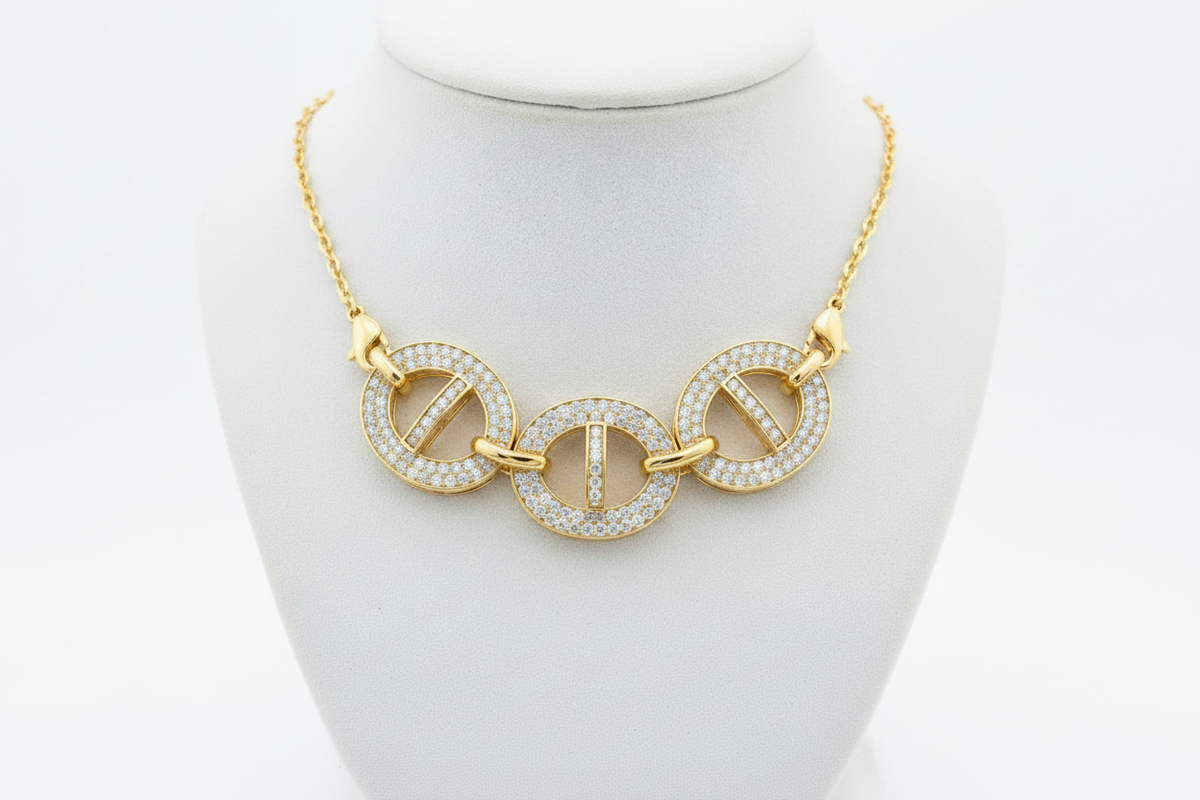 10k Gold Links Necklace