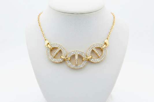 10k Gold Links Necklace